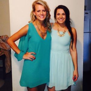 Formal cocktail dress.